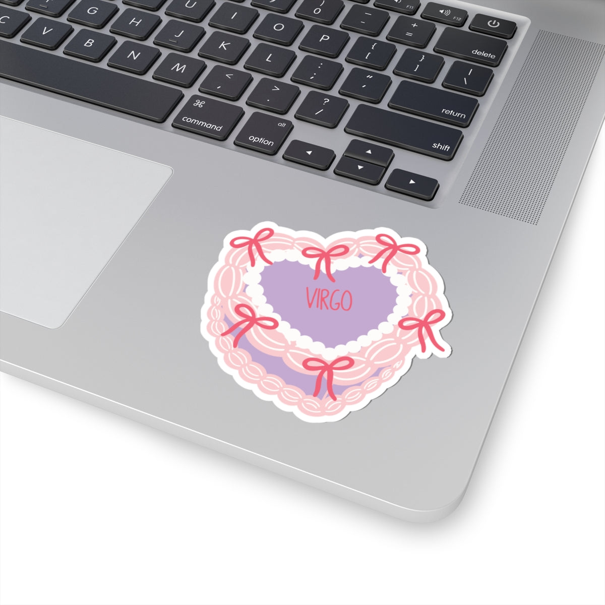 Virgo Vintage Cake Sticker