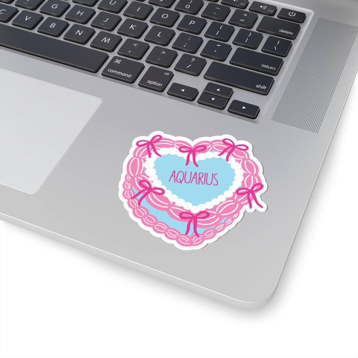 Aquarius Vintage Cake Sticker