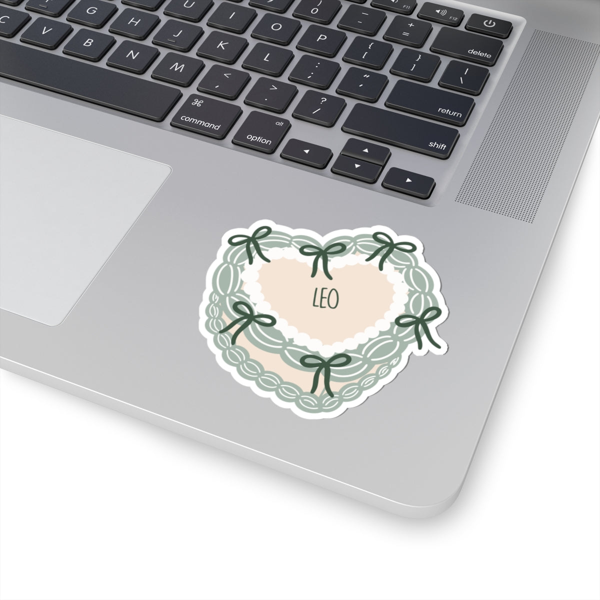 Leo Vintage Cake Sticker