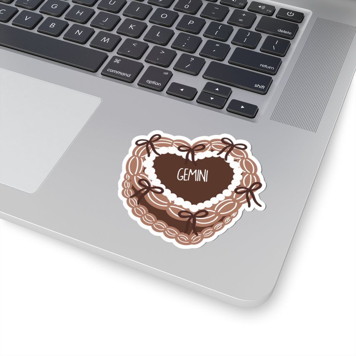 Gemini Vintage Cake Sticker