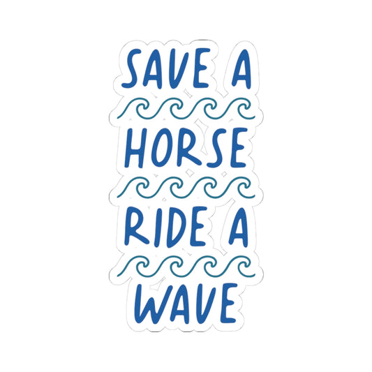 Ride A Wave Sticker